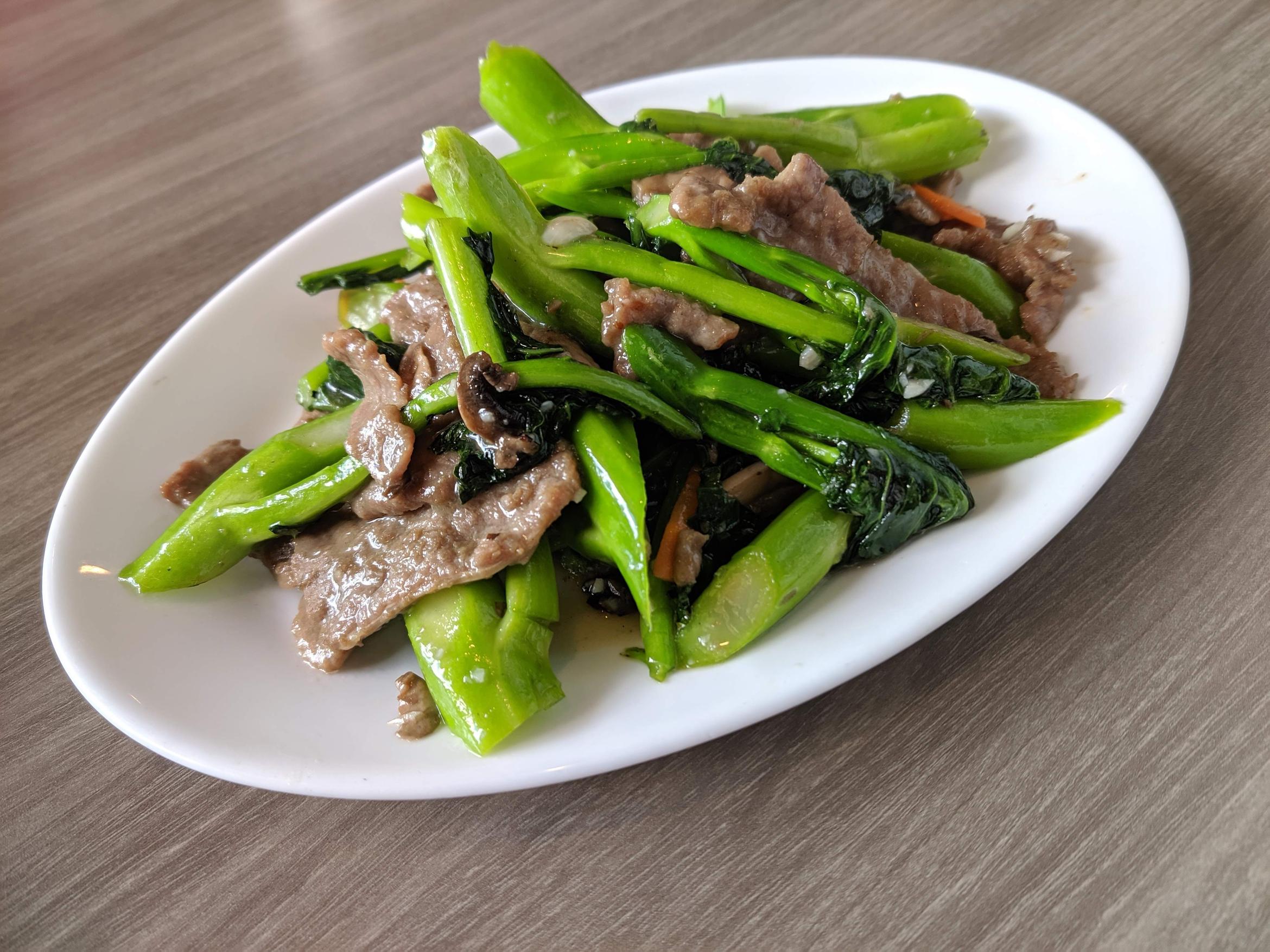 Beef with Gai Lan (Chinese Broccoli)